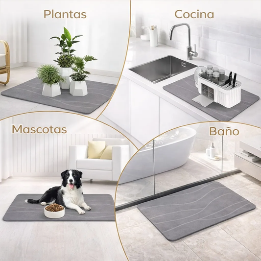 Tapete De Bano En Piedra| AbsorMax